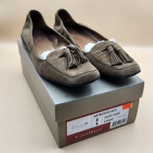 Cole Haan‎ Womens Air Brogan Moccasin Loafer Dress Shoe Moss Suede D20645 8